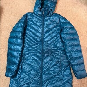 Women's Teal Puffer Jacket